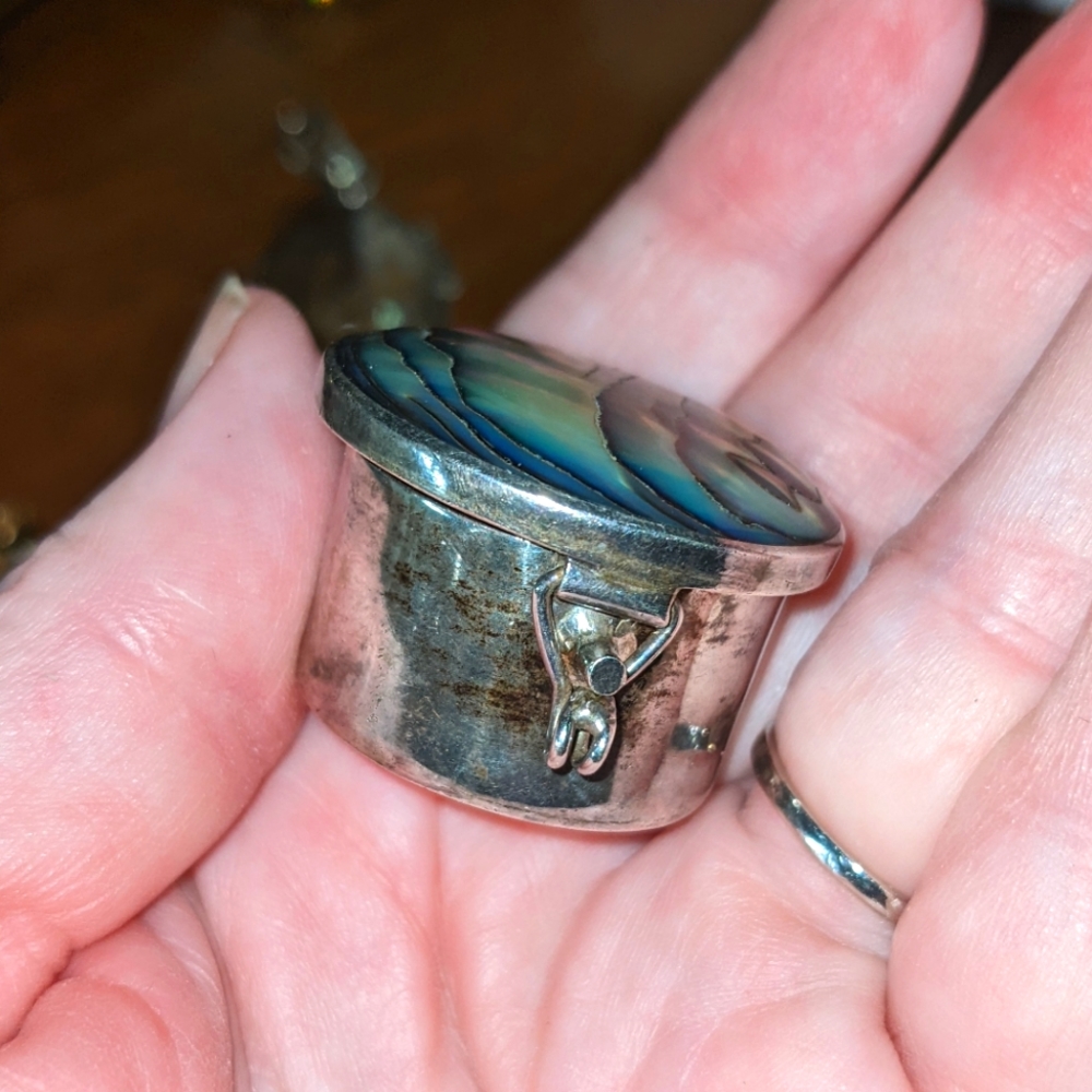 Sterling Pill Container